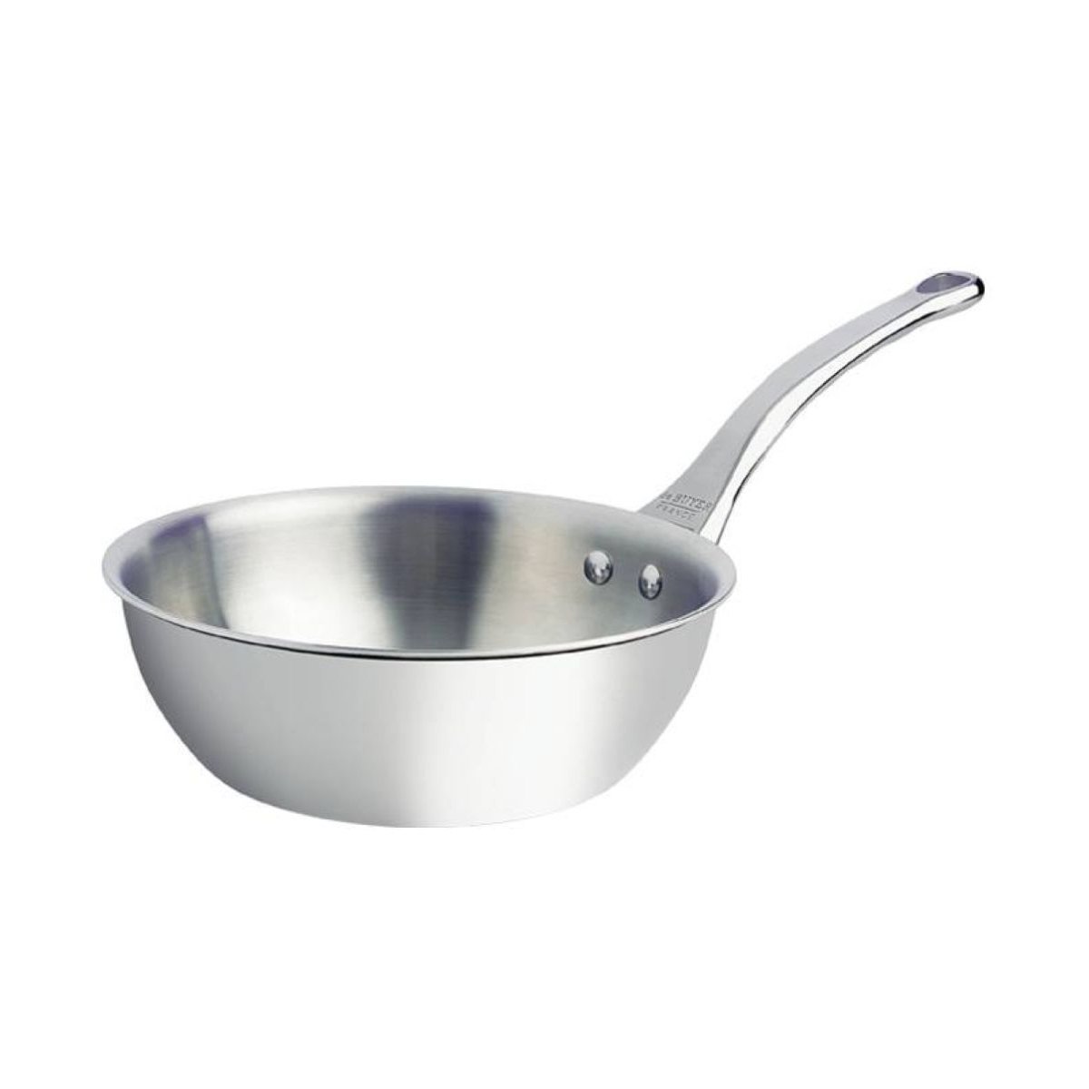 Sauteuse bombée 24 cm affinity blanc, DE BUYER