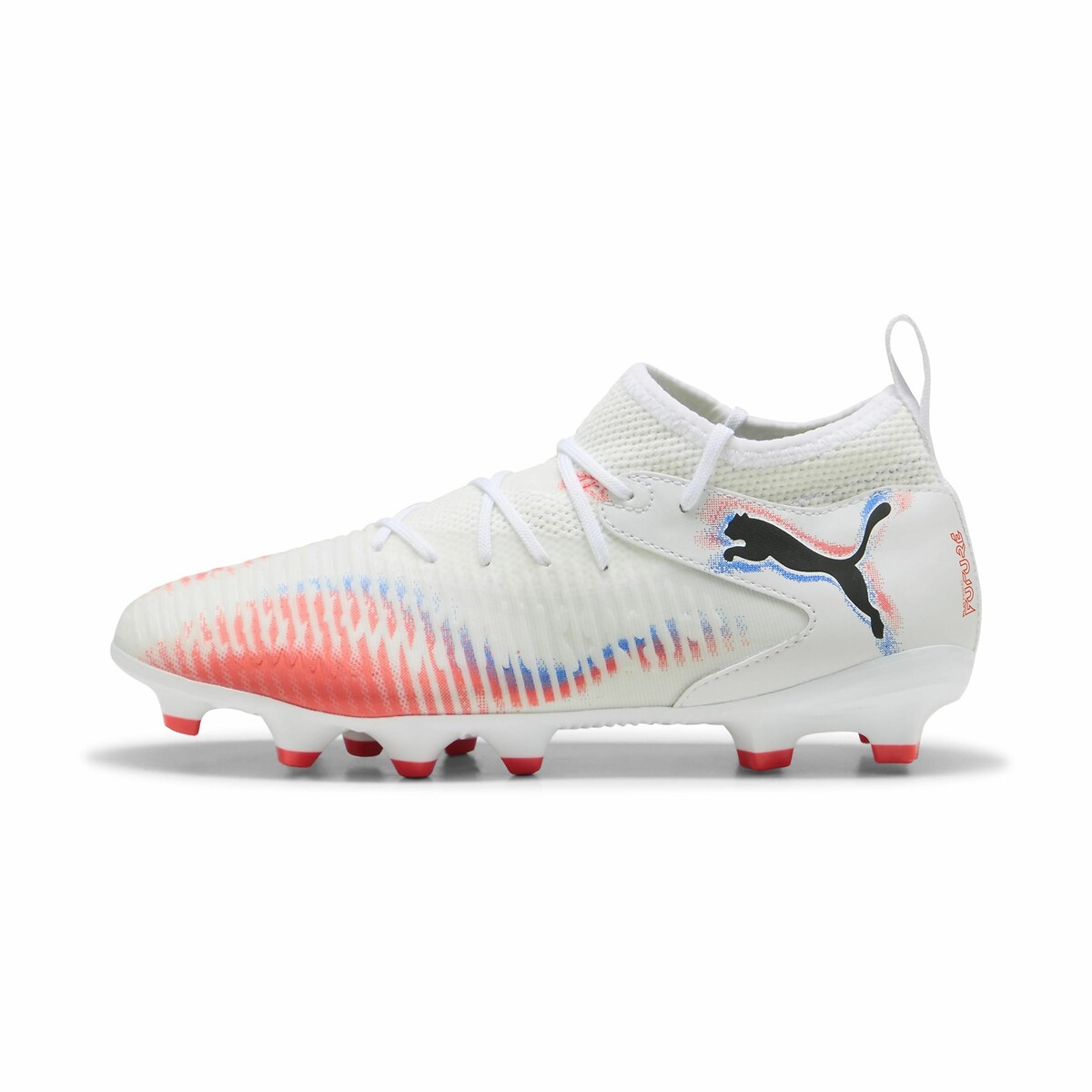 Crampons Future 8 Match FG/AG blanc/noir/rouge, PUMA