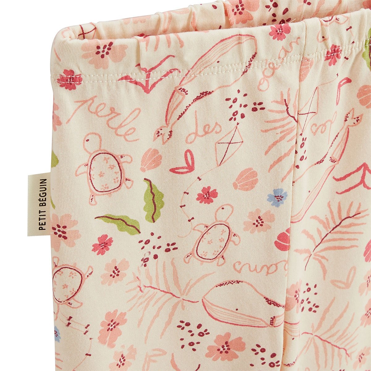 Lot de 2 pyjamas enfant 2 pièces Santa Giulia corail, PETIT BEGUIN