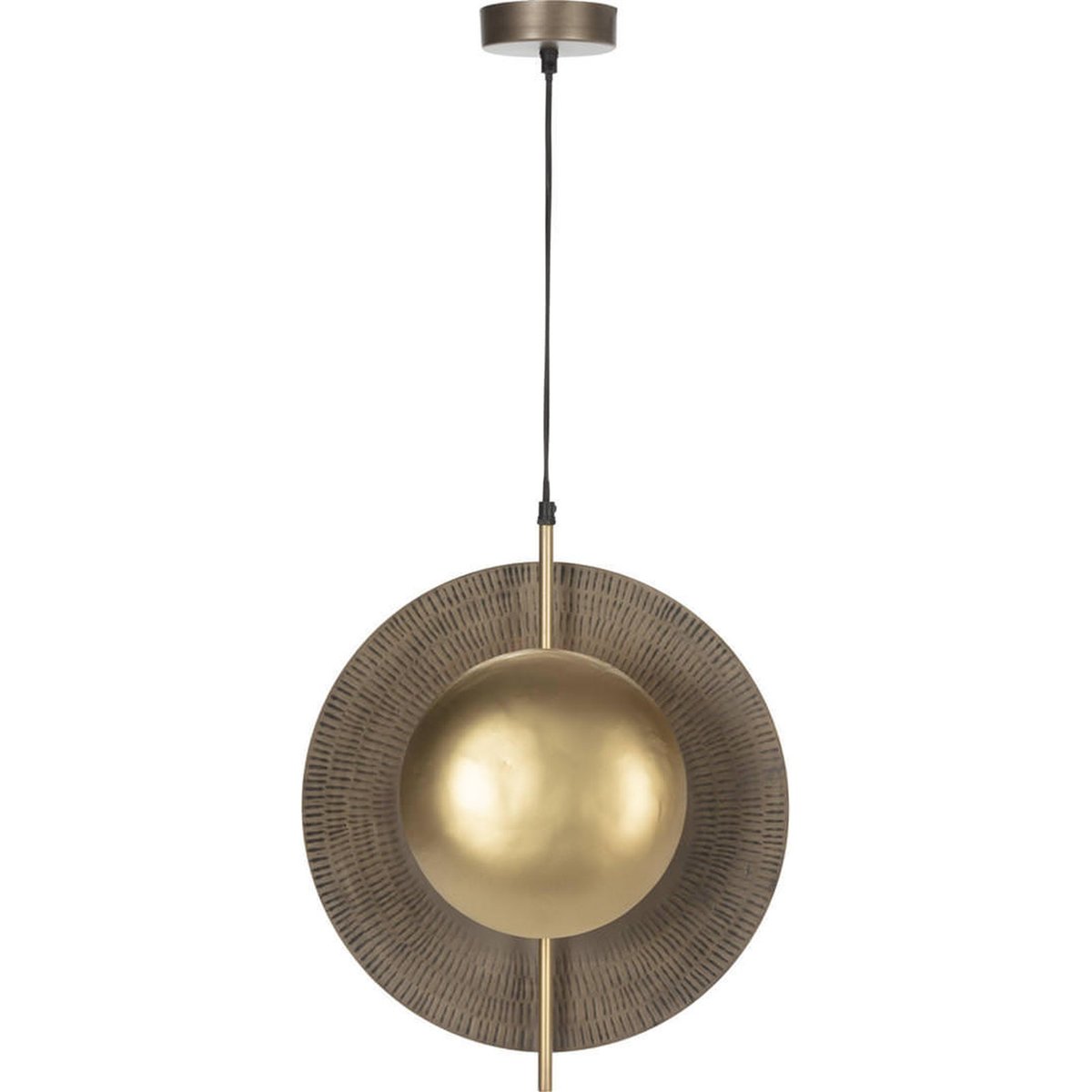 Lampe d'architecte en métal style solaire doré, RECOLLECTION