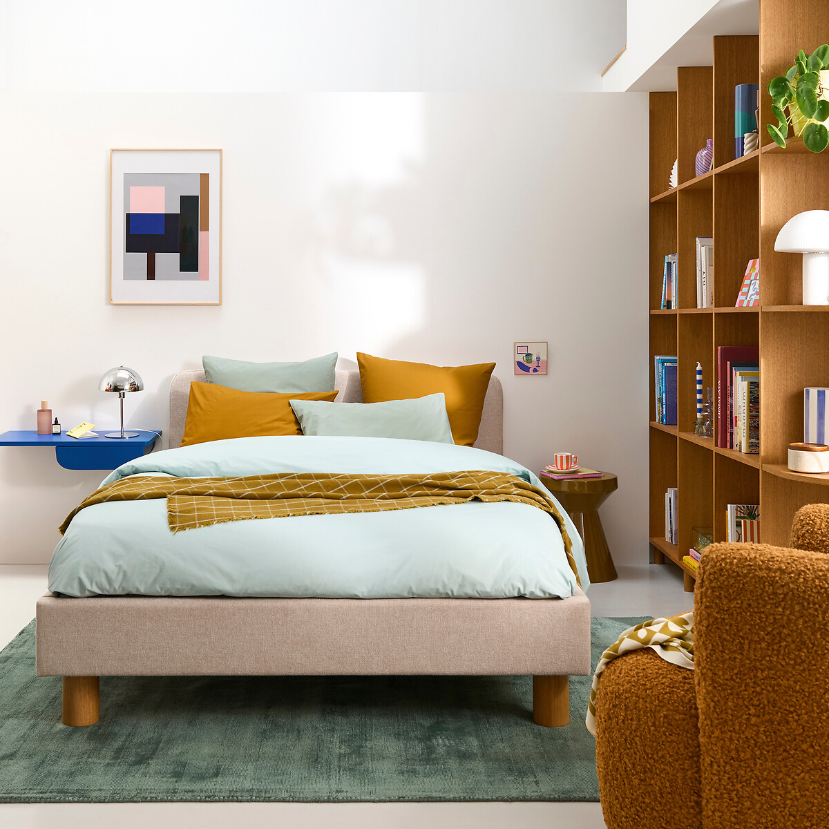 Lit avec sommier, CELESTO beige, LA REDOUTE INTERIEURS