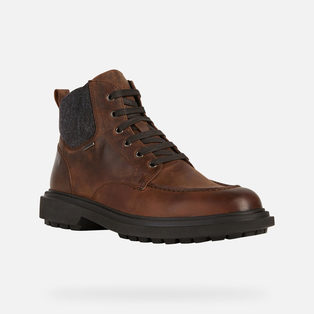 Bottines U FALORIA B ABX brun foncé, GEOX