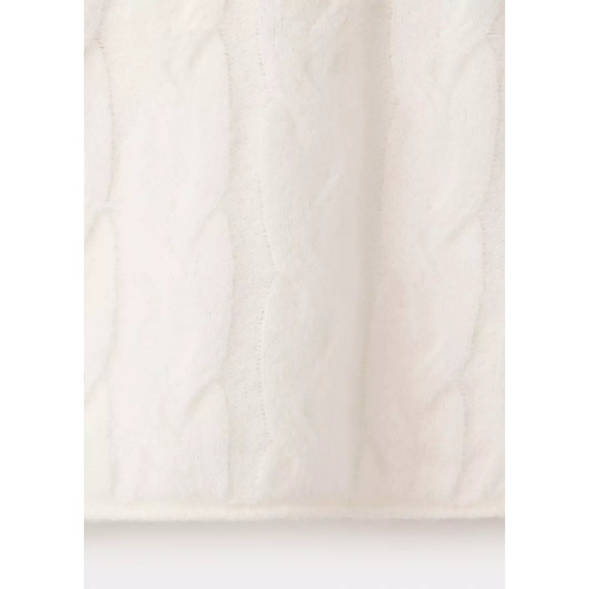 Pull-over maille tressée beige, MANGO TEEN