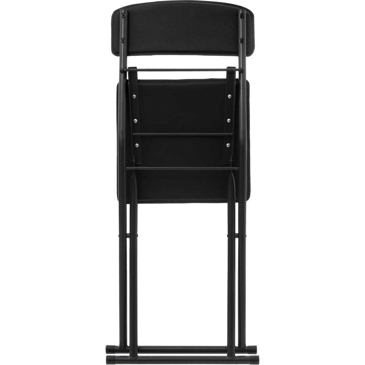 Chaise pliante en métal noir, ATMOSPHERA