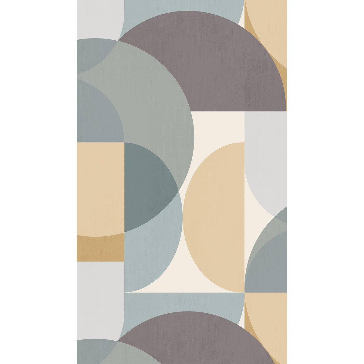 Papier peint graphique inspi bauhaus intissé, HEXOA