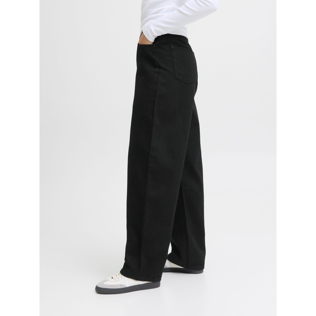 Jeans À Coupe Tonneau black denim, JJXX