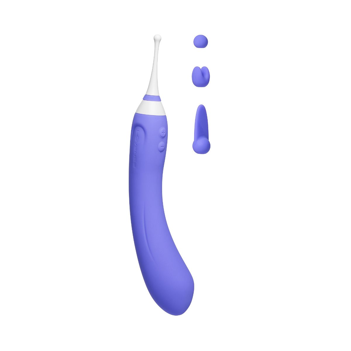 Vibromasseur clitoridien et pour point G avec deux extrémit HYPHY violet, LOVENSE