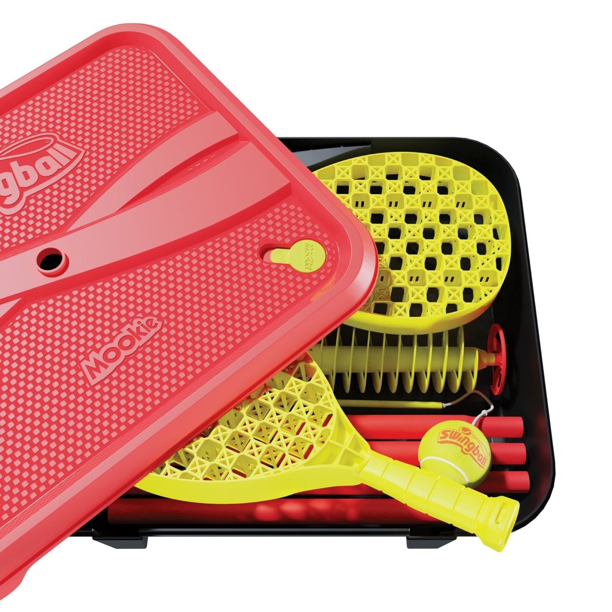 Jeu de balle Swingball toutes surfaces CLASSIC rouge - jaune, SWINGBALL