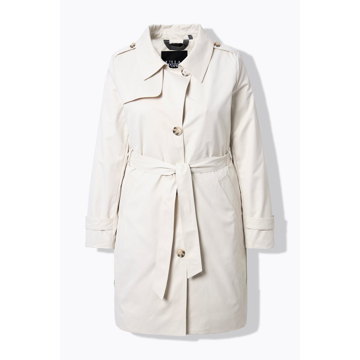 Trench-coat en tissu micropeach beige, ULLA POPKEN