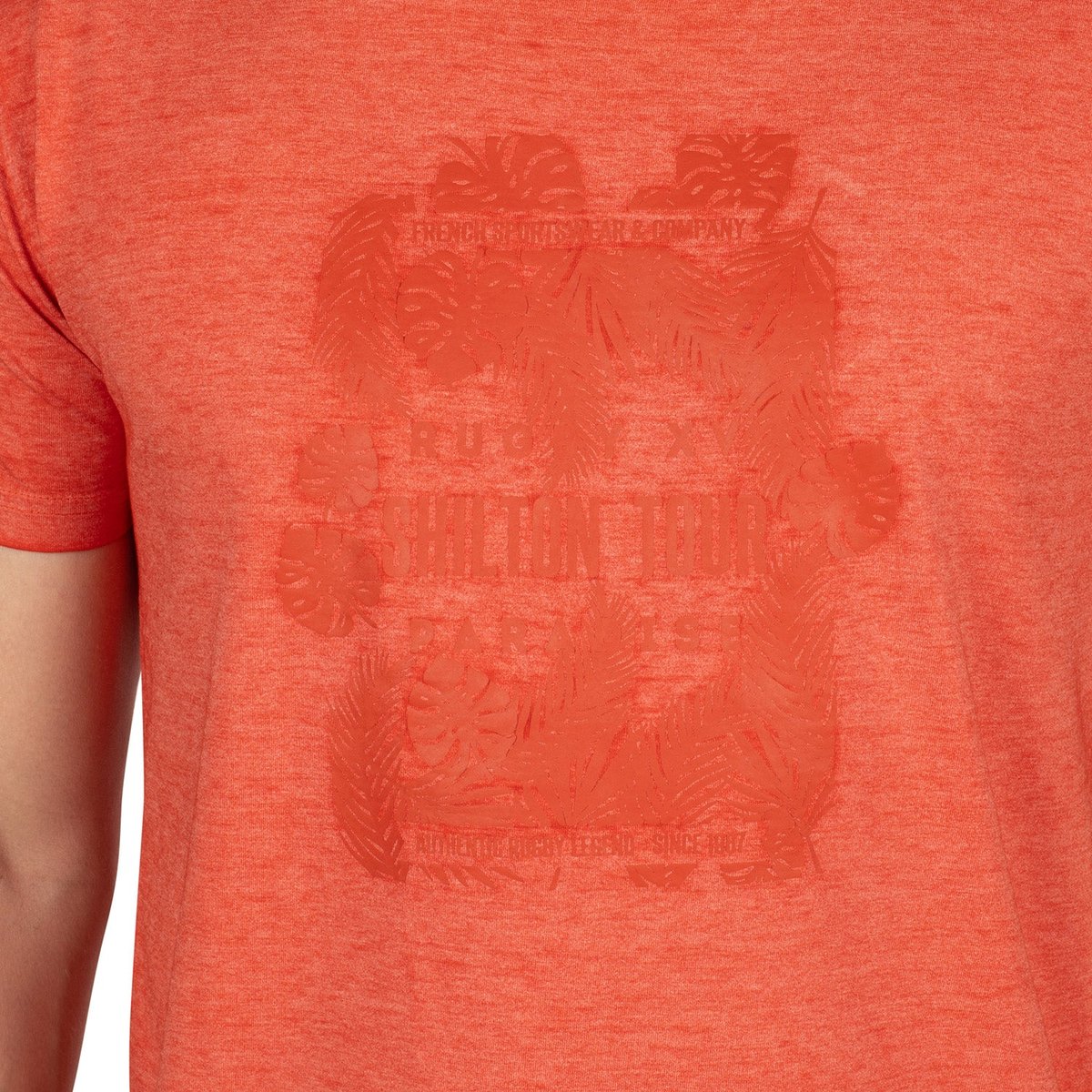 T-shirt rugby paradise rouge, SHILTON
