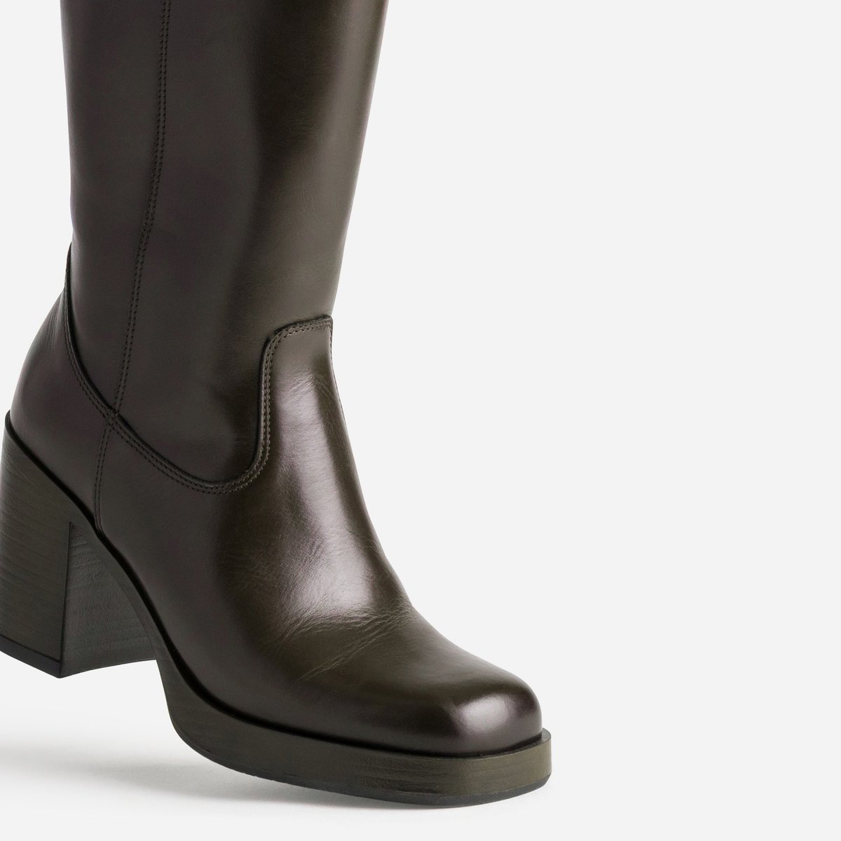 Botte À Talon en cuir TESSA L marron, ERAM