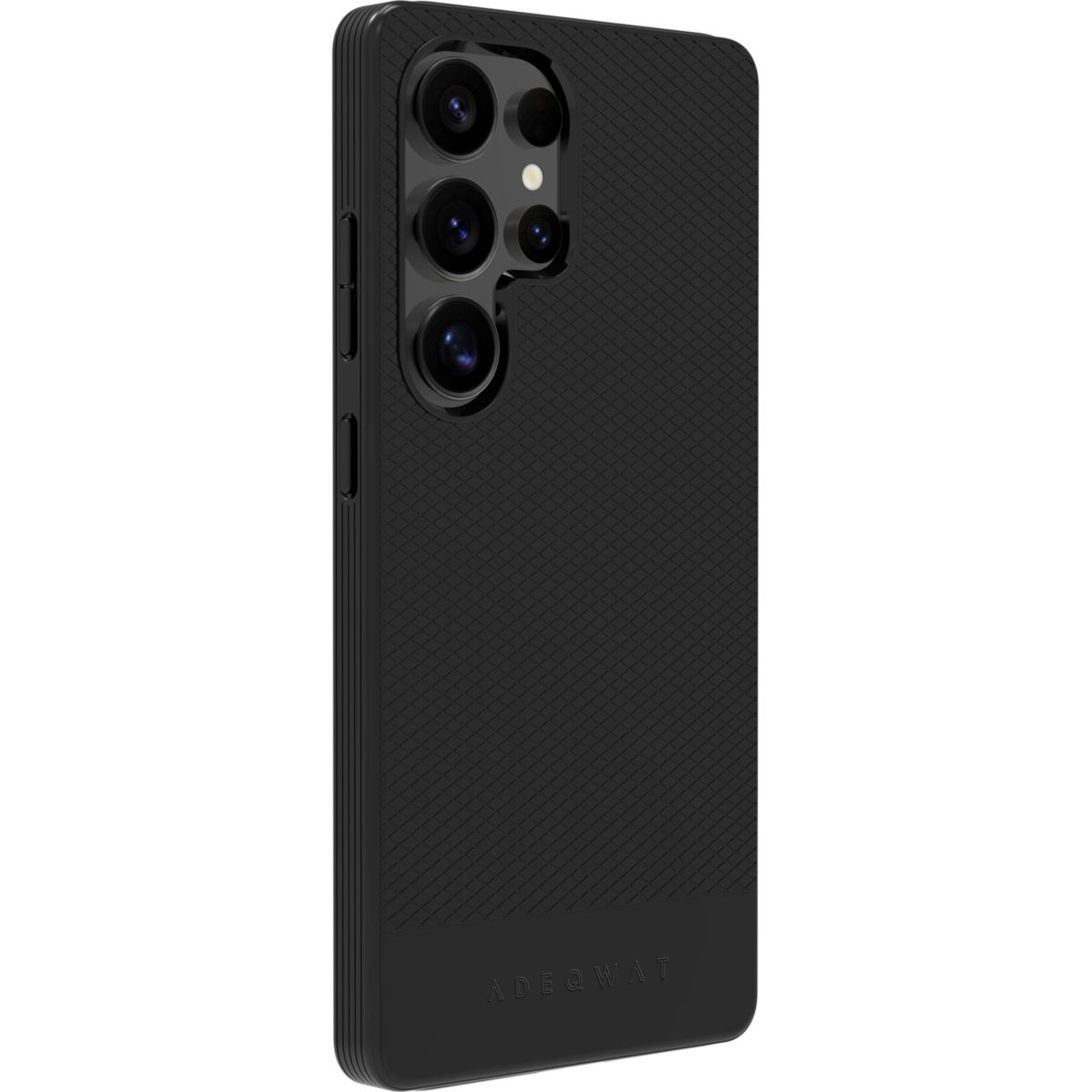 Coque Samsung S25 Ultra Souple - Noir couleur unique, ADEQWAT