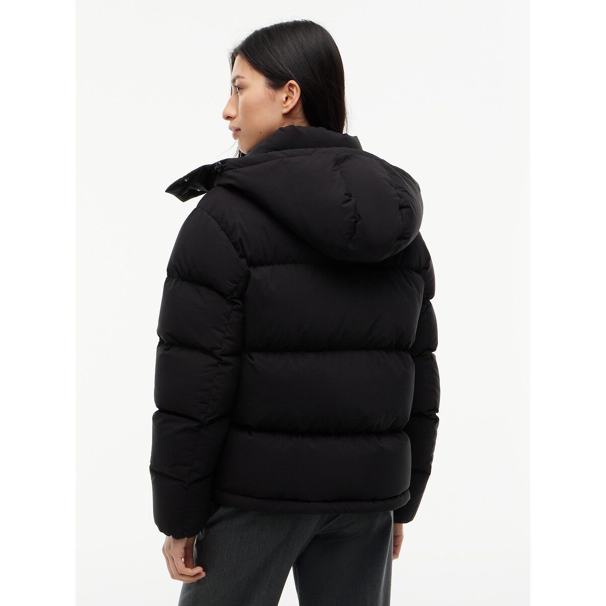 Doudoune courte à capuche ALASKA noir, TOMMY JEANS