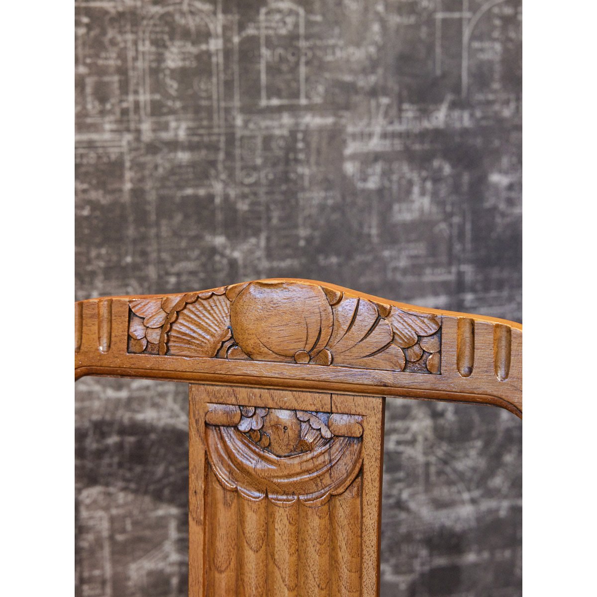 Paire de chaises Art déco en cannage Claude N°1609 - Bon état bois clair, DEBONGOUT