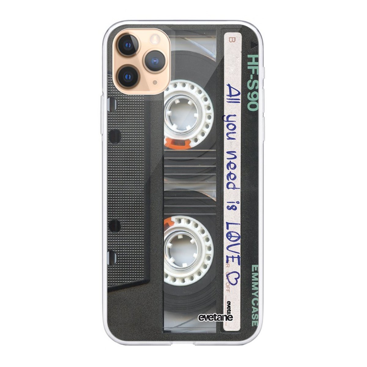 Coque 360 iPhone 11 Pro Max cassette, EVETANE