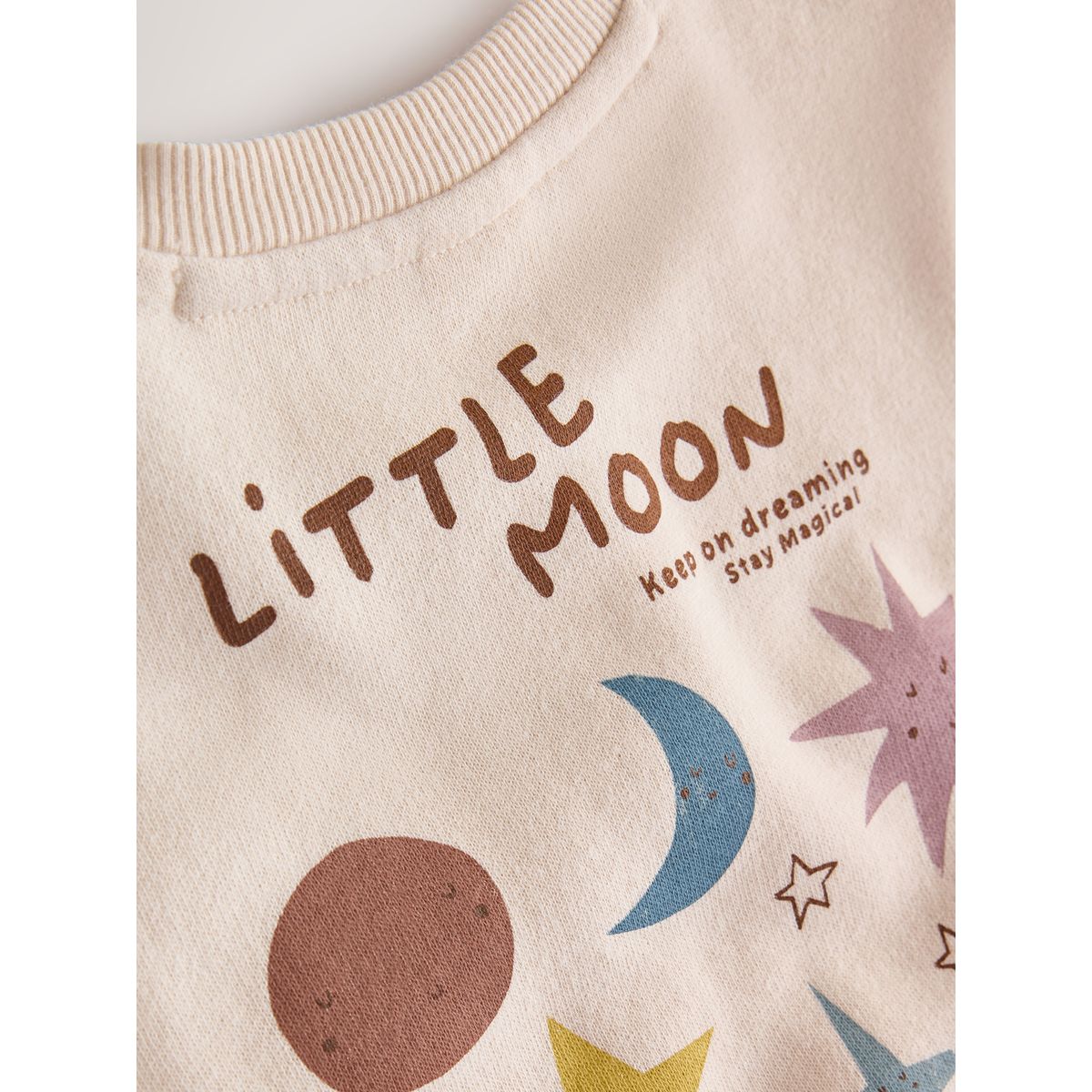 Sweat et pantalon en velours bébé, 2 pièces étoiles bleues/crème, NEXT