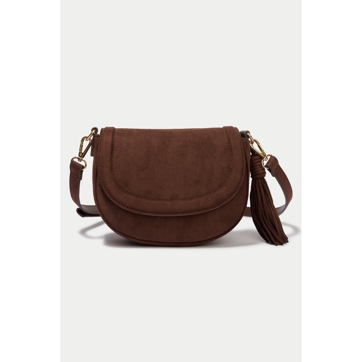 Sac aspect daim marron foncé, CACHE CACHE