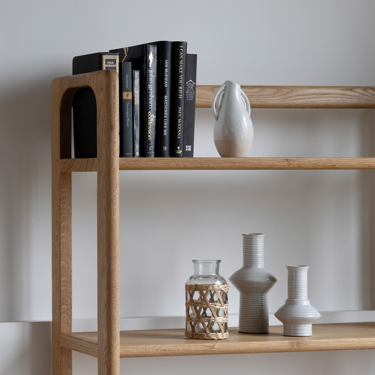 Fallon Oak Open Display Shelving Unit natural, ÉDITÉ