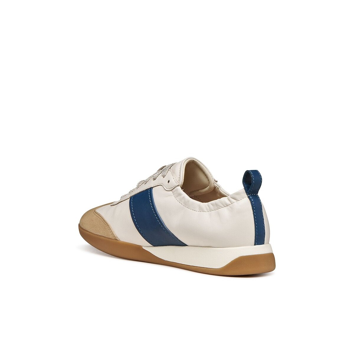 Maryemy Leather Trainers white/navy blue, GEOX