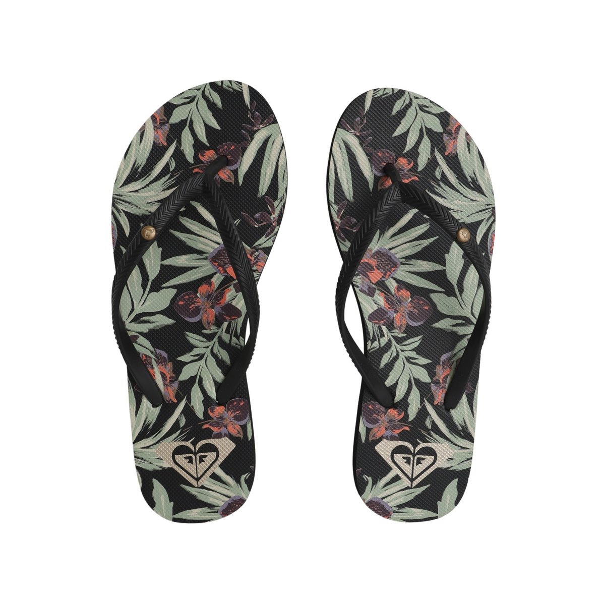 Sandales BERMUDA PRINT. blanc white/black/flower, ROXY
