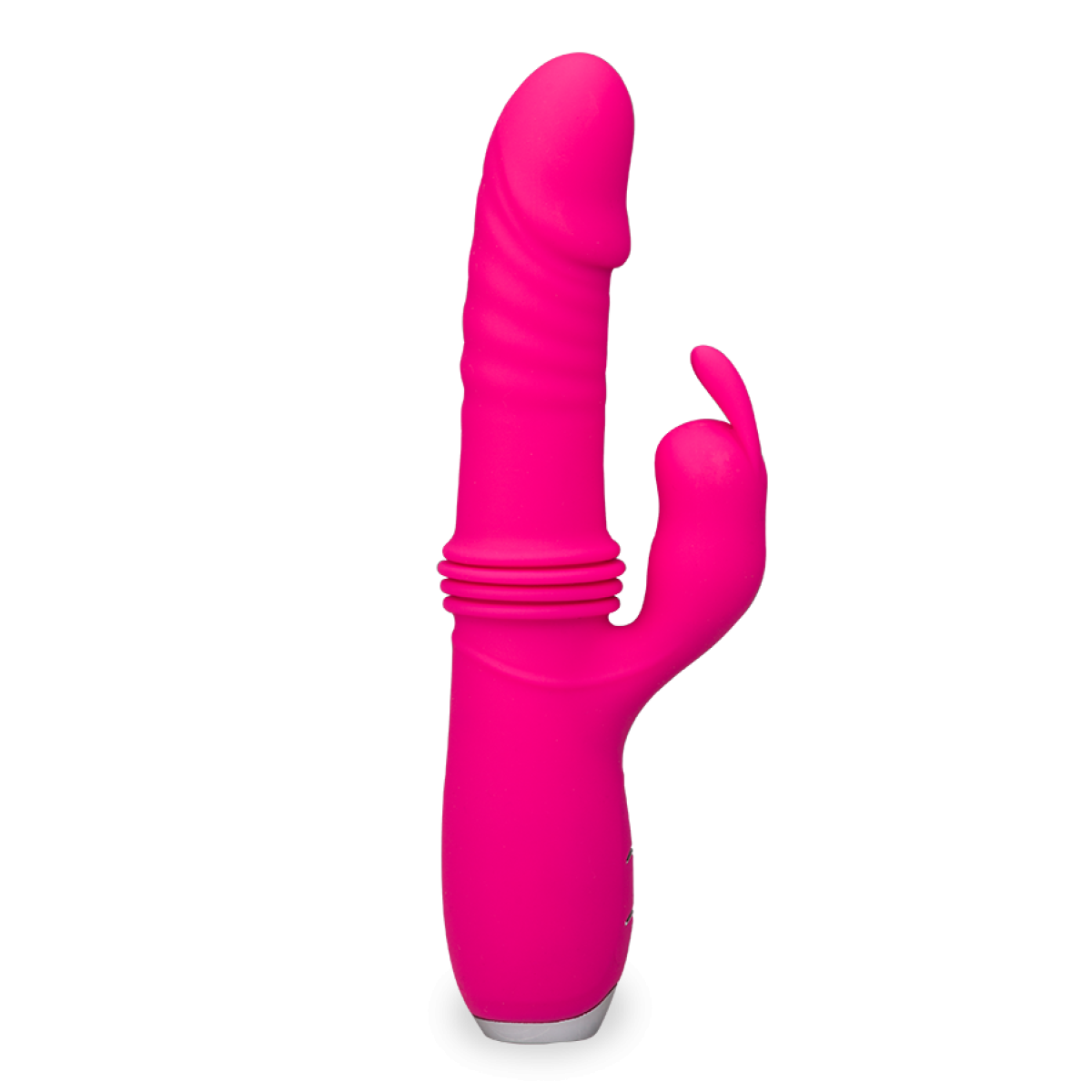 Vibromasseur vibro rabbit va-et-vient USB 12 vitesses rose, LOVE AND VIBES