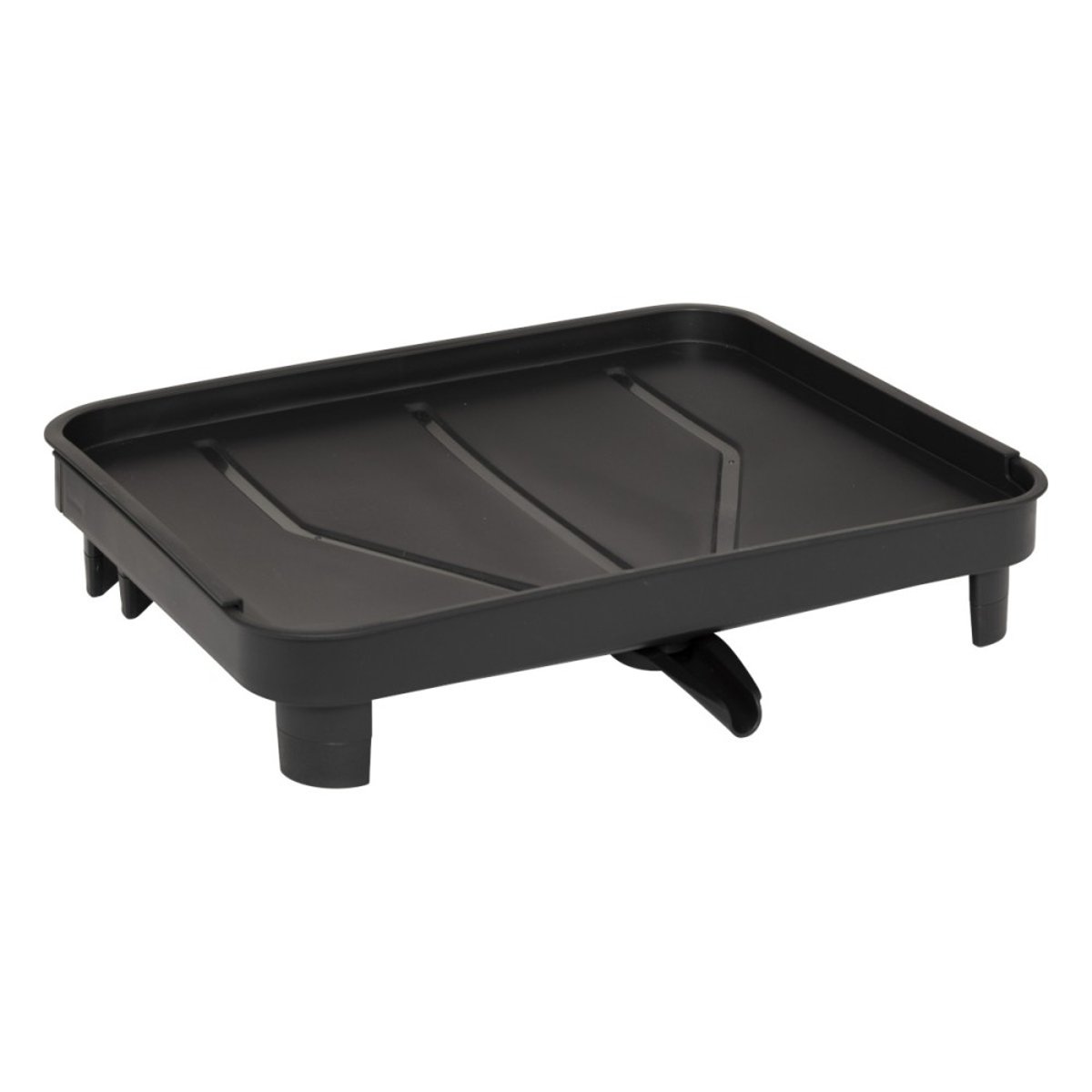 égouttoir à Vaisselle 1 Niveau Extensible Noir noir, ATMOSPHERA