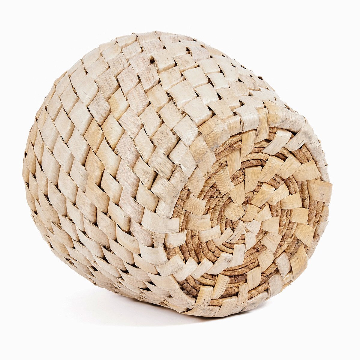 Panier en feuille de bananier CHIDI beige, BAZAR BIZAR
