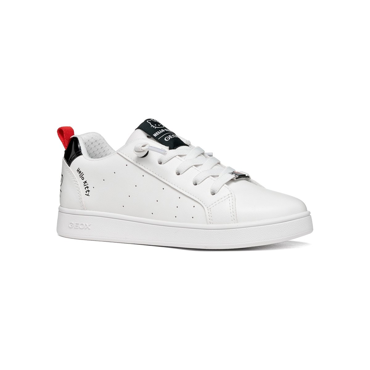 Baskets J ECLYPER blanc/noir, GEOX