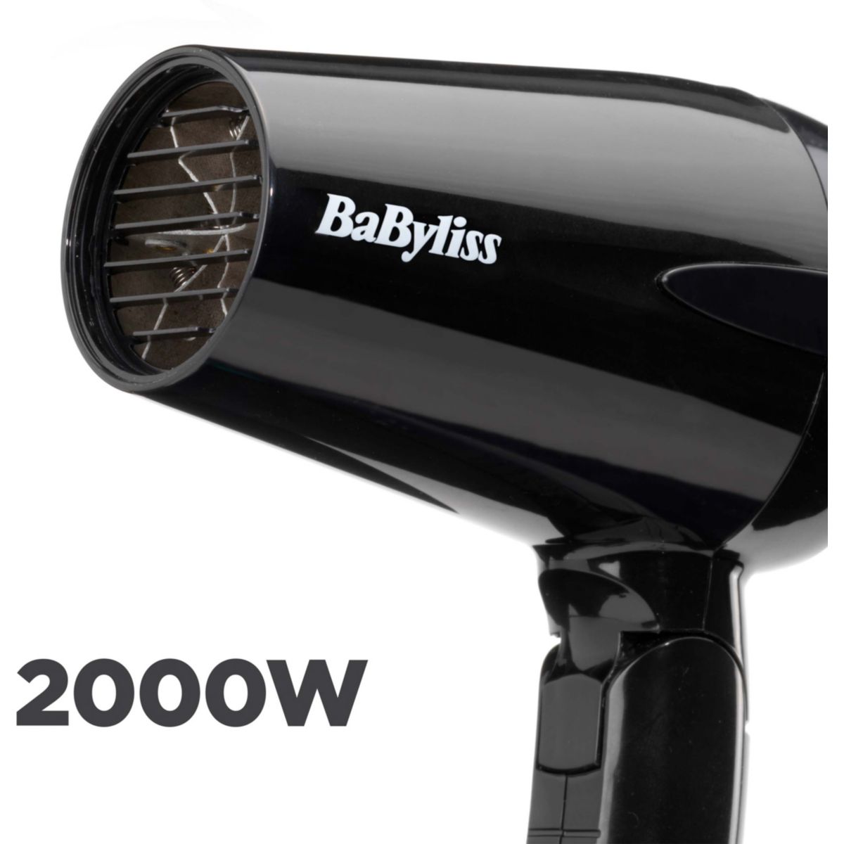 Sèche cheveux 5344E TRAVEL DRY 2000 noir, BABYLISS