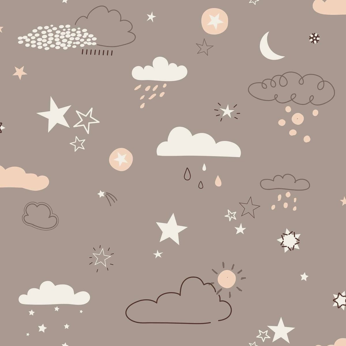 Parure de lit enfant 100% coton réversible OURSON marron, ATMOSPHERA