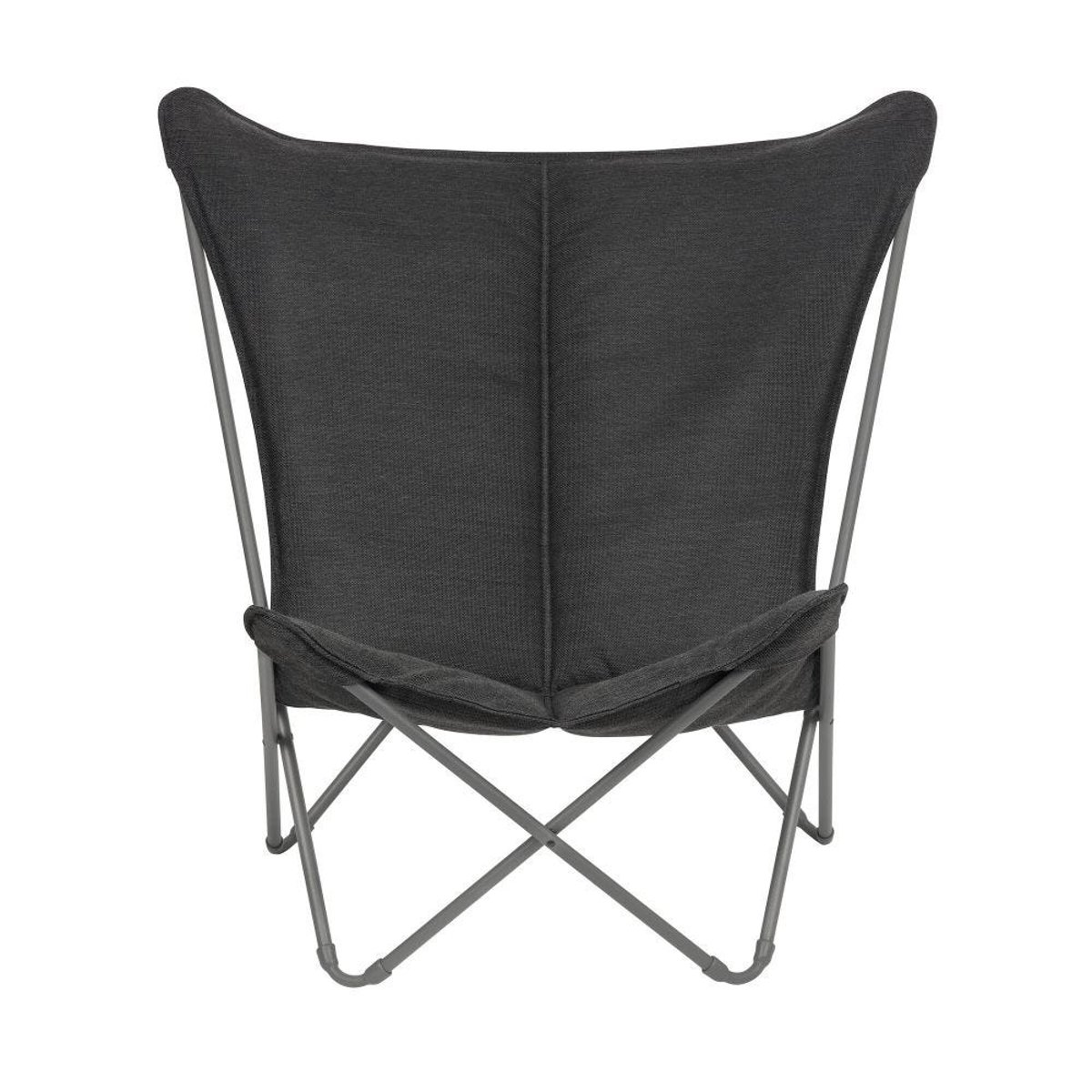 Fauteuil papillon matelassé grande largeur - SPHINX gris onyx, LAFUMA MOBILIER