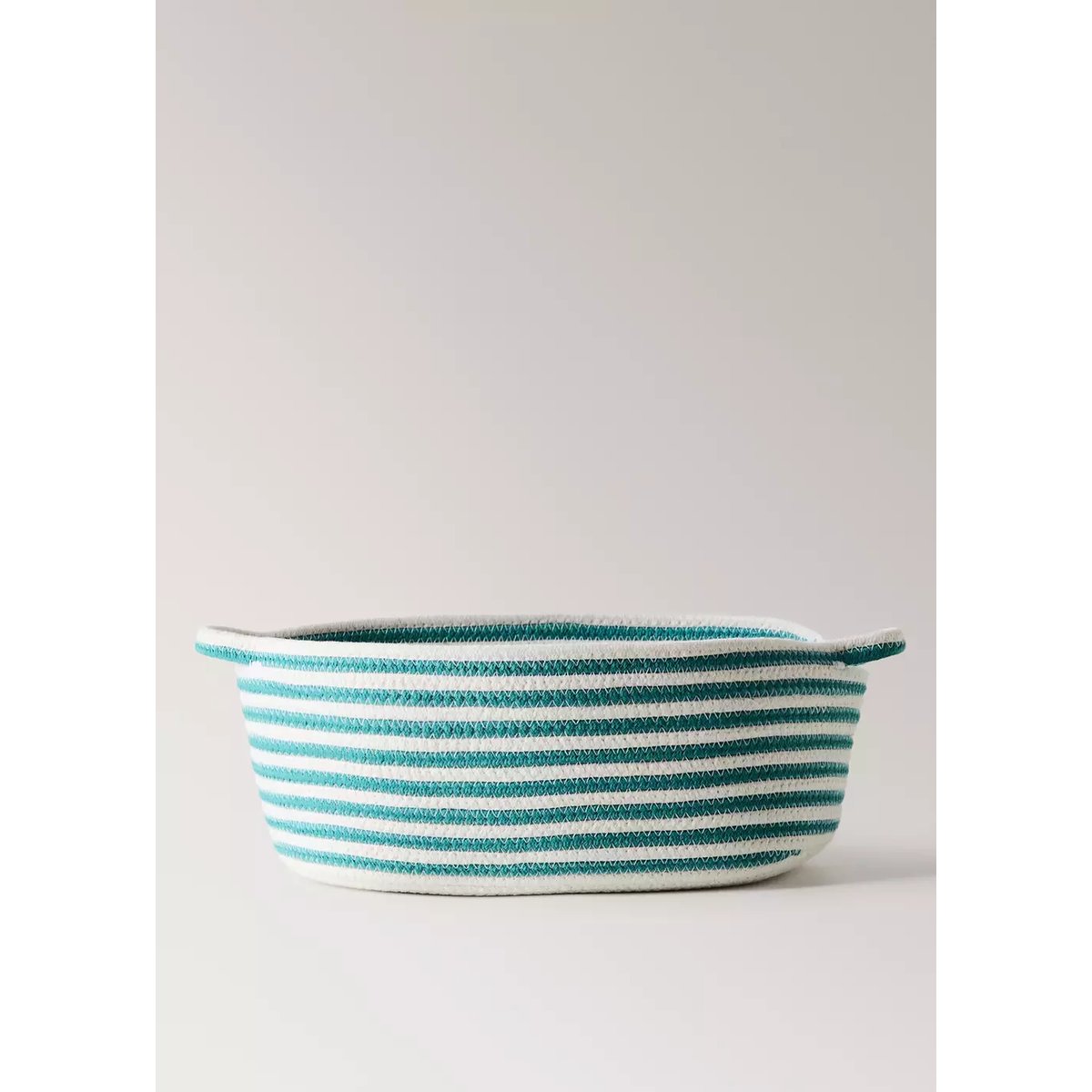 Panier coton avec anses taille moyenne orange, MANGO HOME