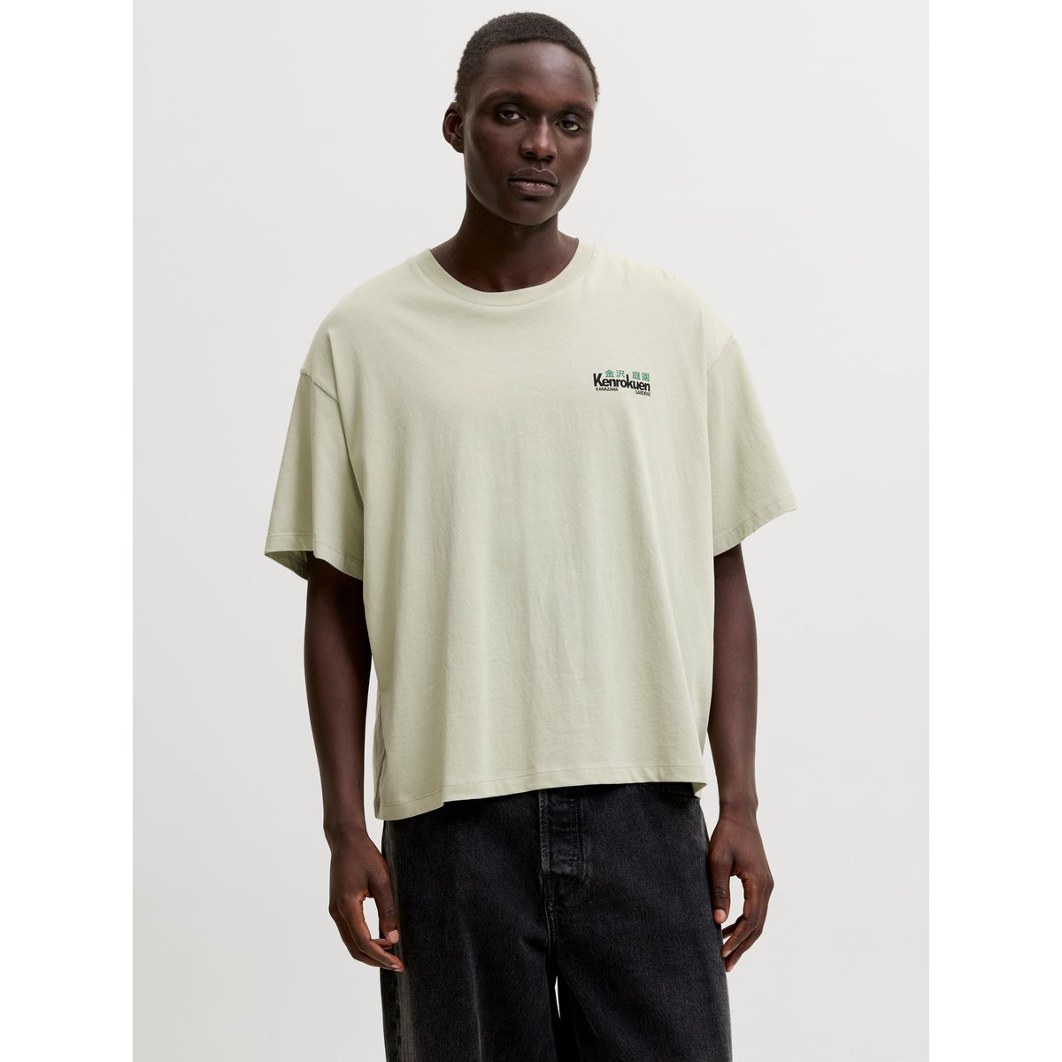 T-Shirt desert sage, JACK & JONES