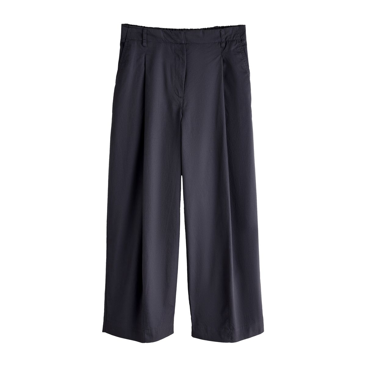 Pantalon chino ample plissé gris anthracite, NEXT