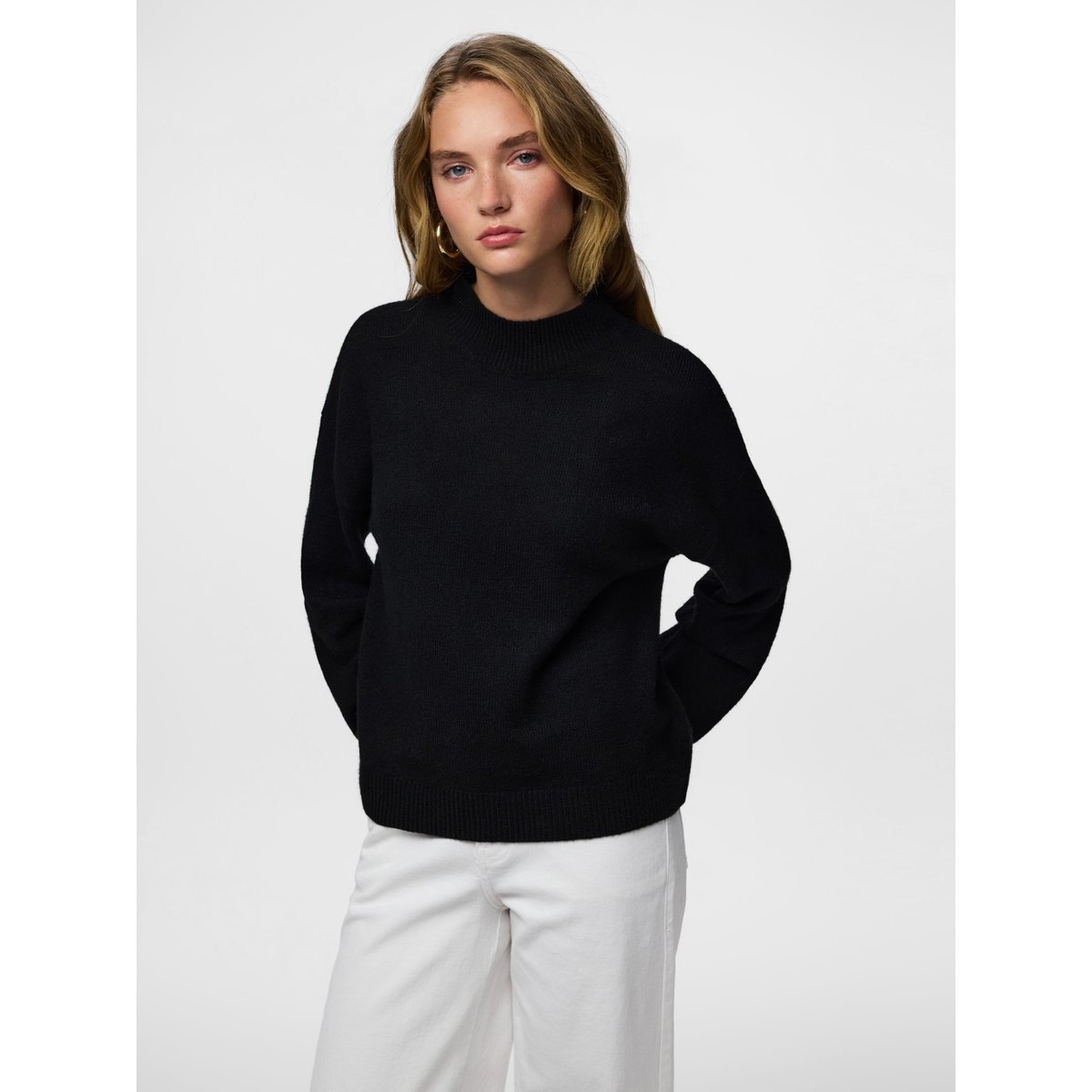 Pullover noir - black, PIECES