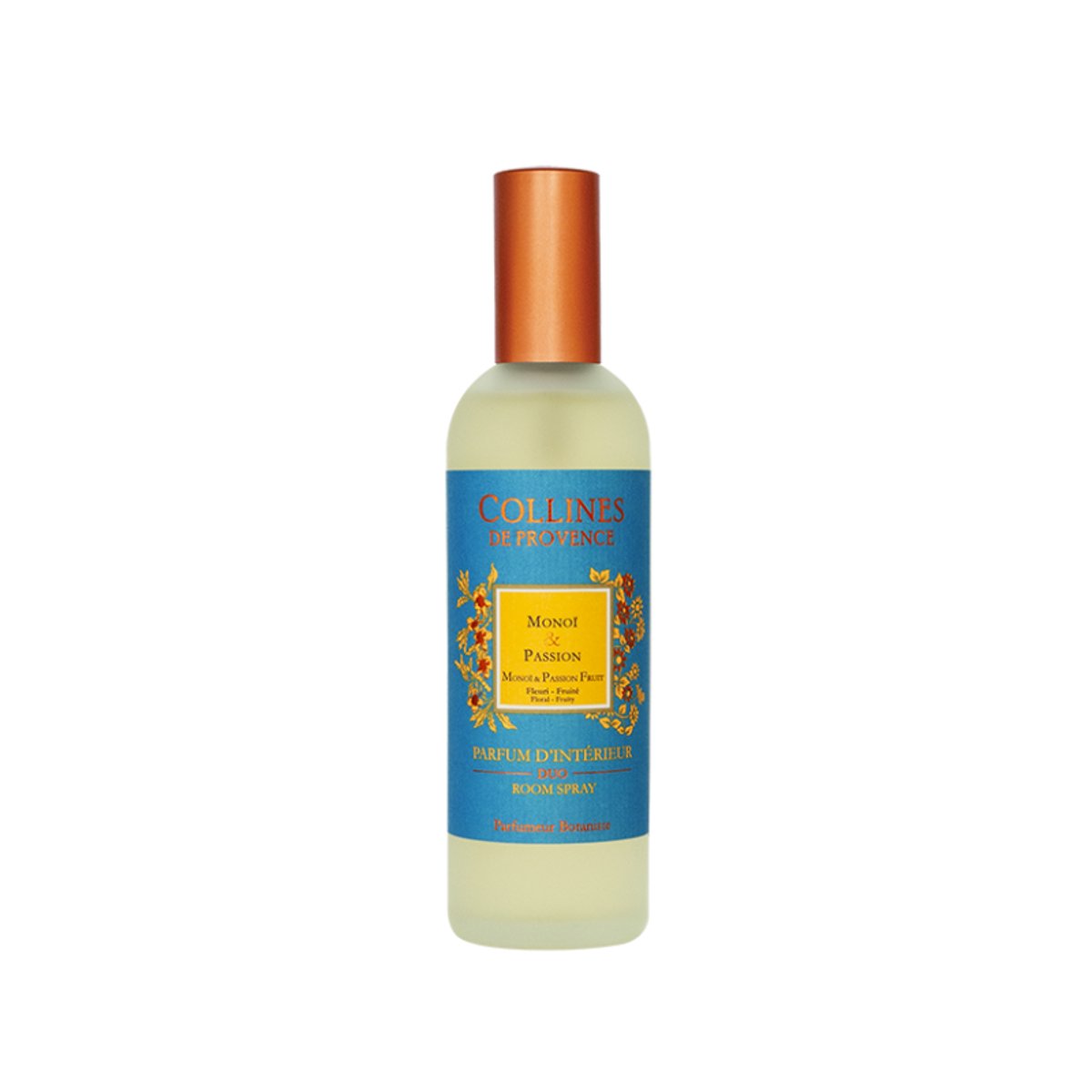 Parfum d'Intérieur MONOÏ & PASSION bleu, COLLINES DE PROVENCE