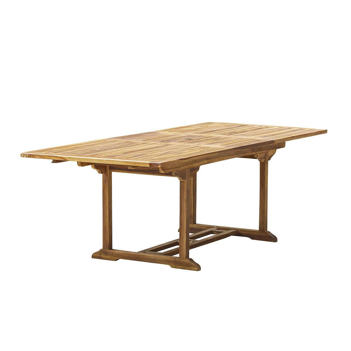 Table de jardin en teck huilé extensible 8/10 places  BALI marron, BERAH GETAH
