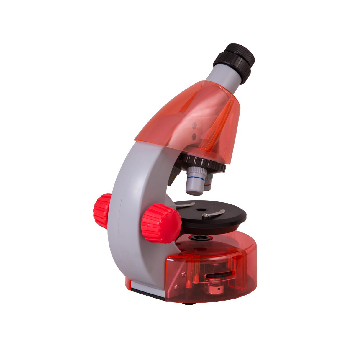 Microscope LabZZ M101 Orange (EN) couleur unique, LEVENHUK