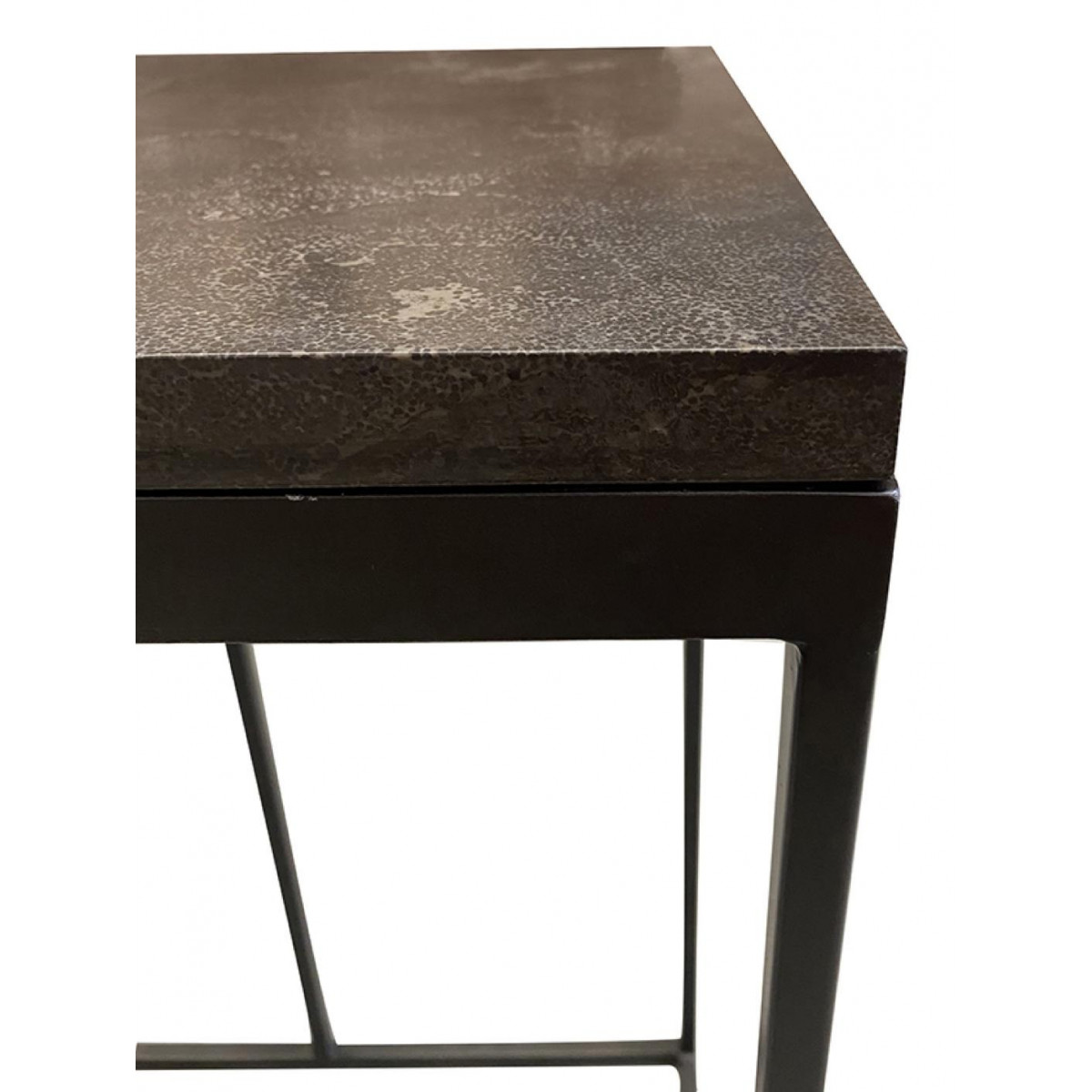 Console plateau pierre - MINÉRAL noir, INTERIOR'S
