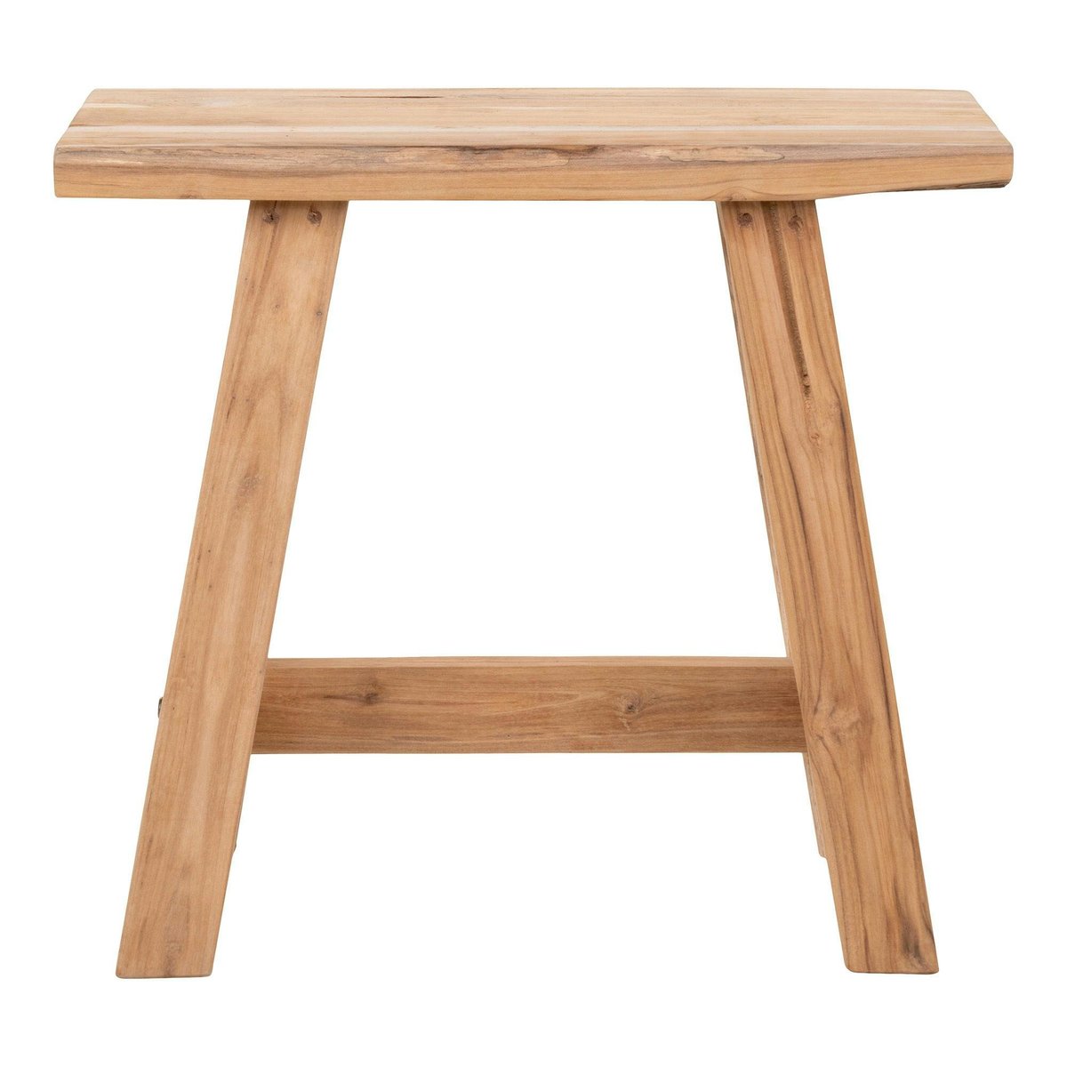 Tabouret en teck NARA bois naturel, PIER IMPORT