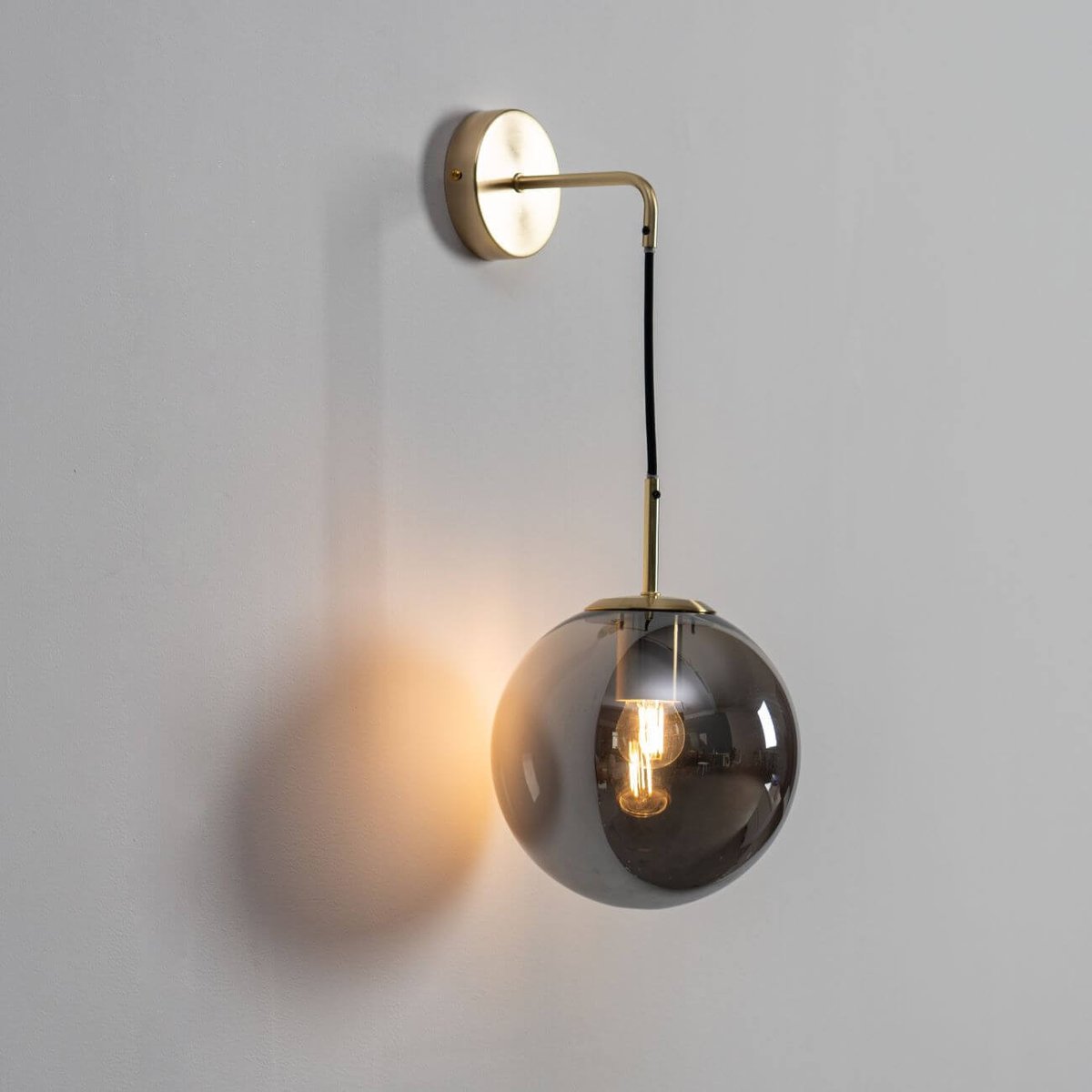 Applique murale vintage suspendue - CLAUDIA doré / laiton, KOSILUM