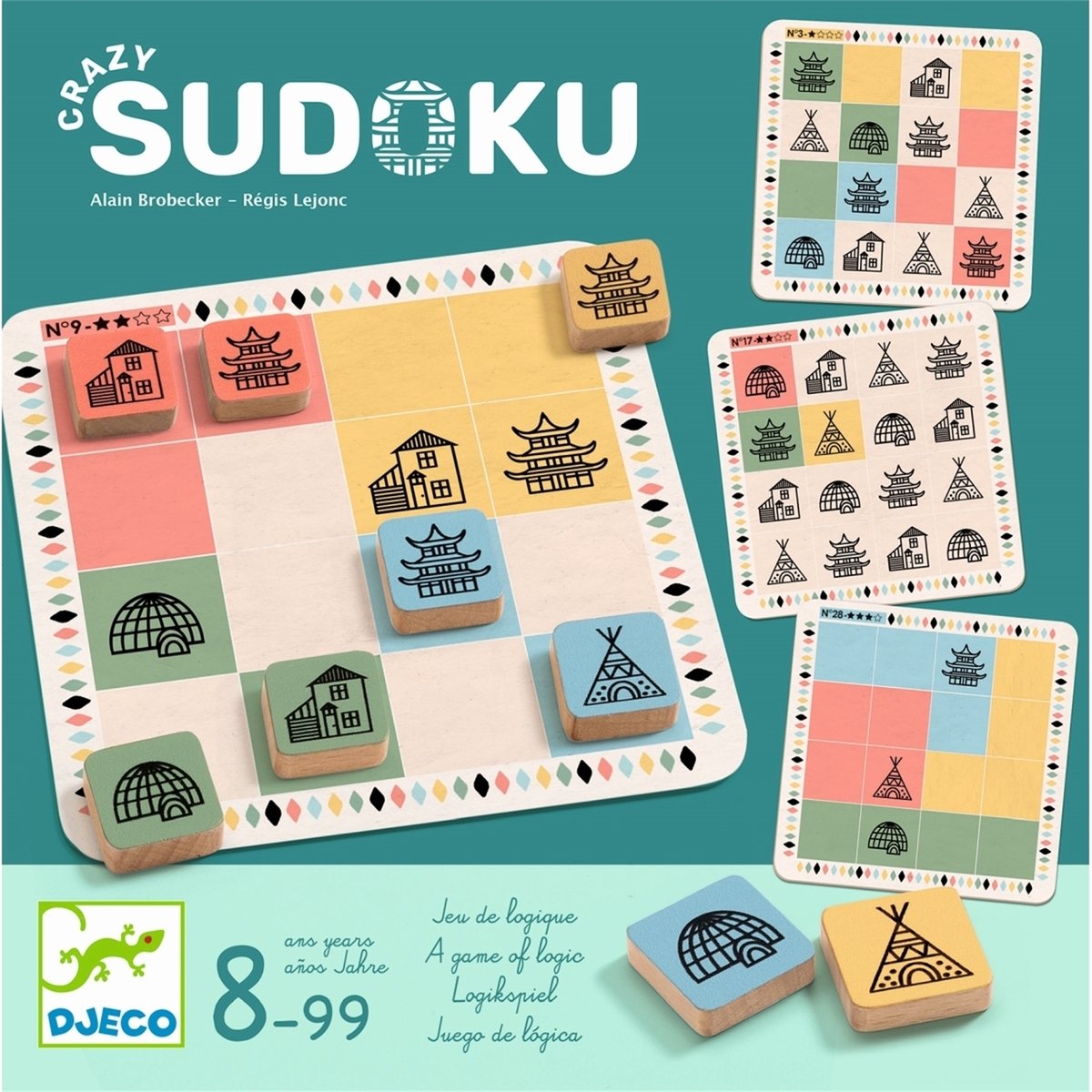 Jeu Crazy SUDOKU multicolore, DJECO
