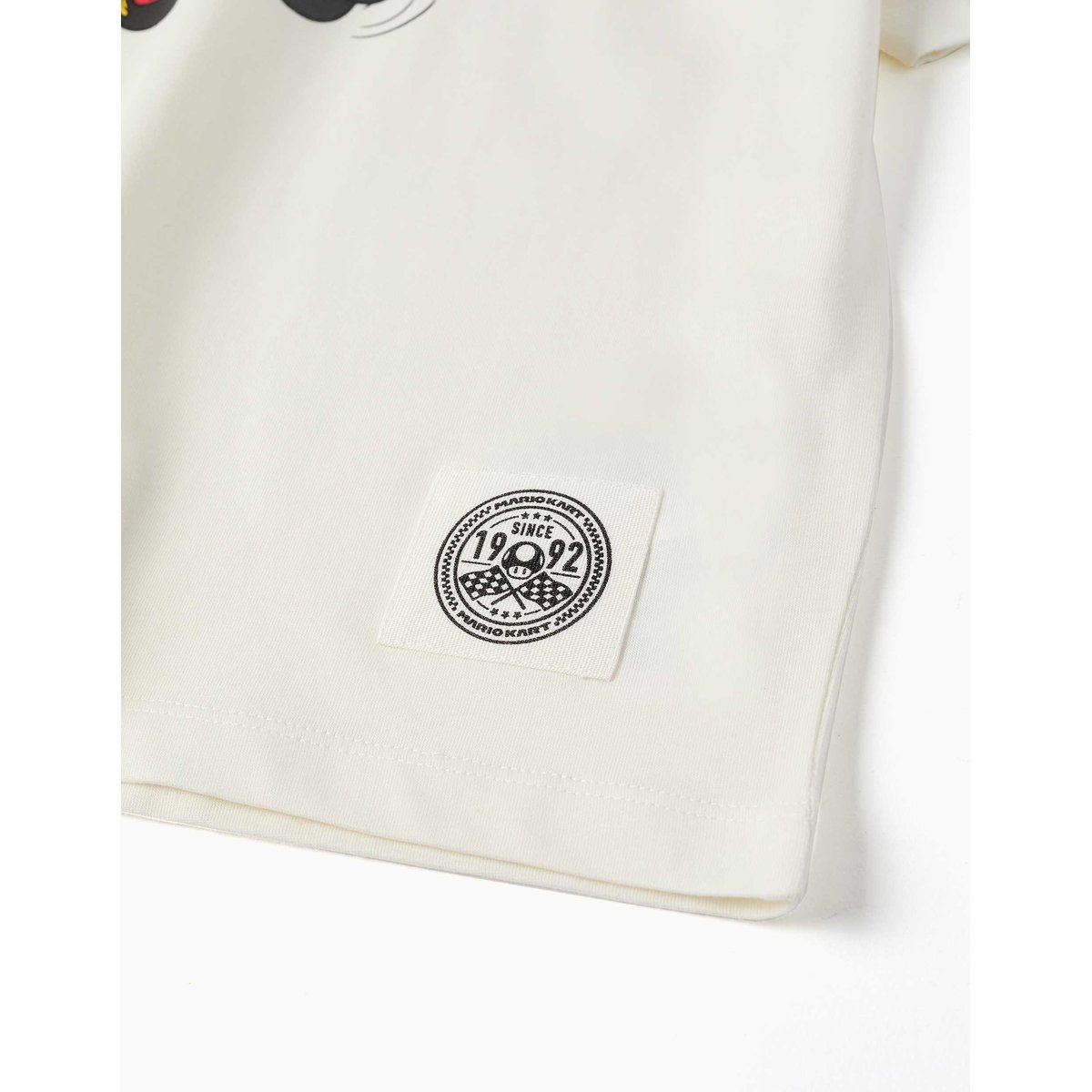 T-shirt en coton avec imprimé Mario Kart blanc, ZIPPY