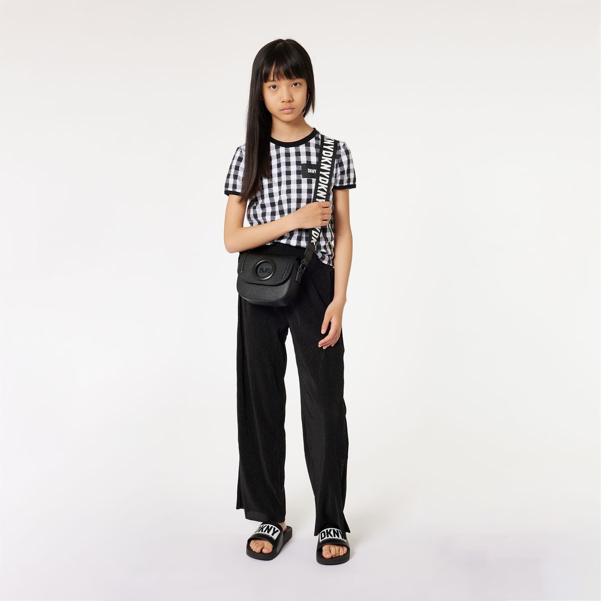 Pantalon plissé black, DKNY