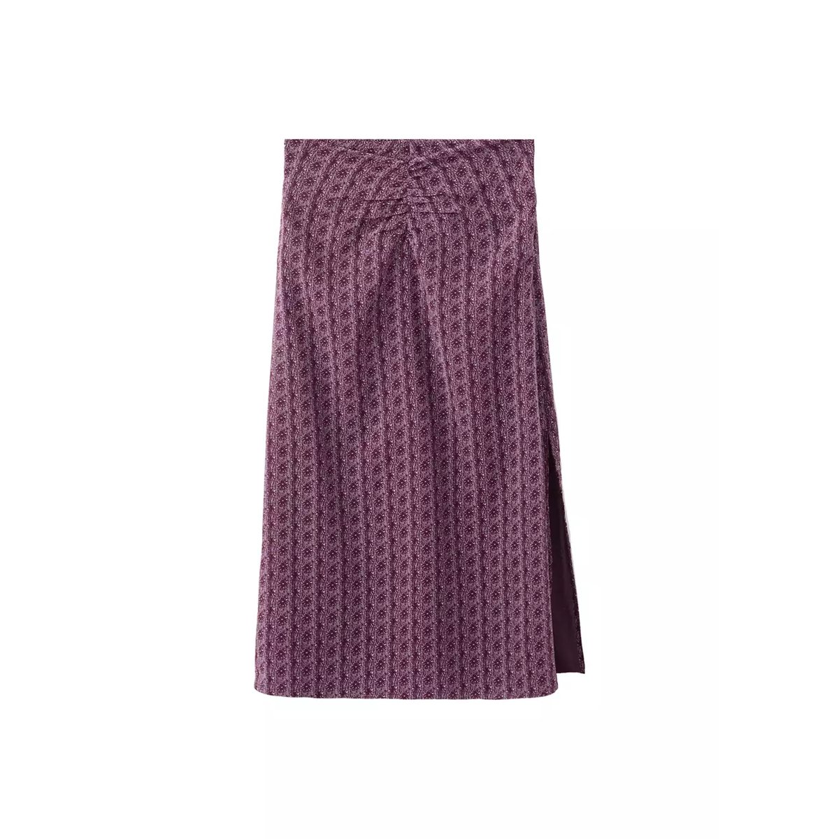Jupe longue imprimée rose pâle, MANGO TEEN
