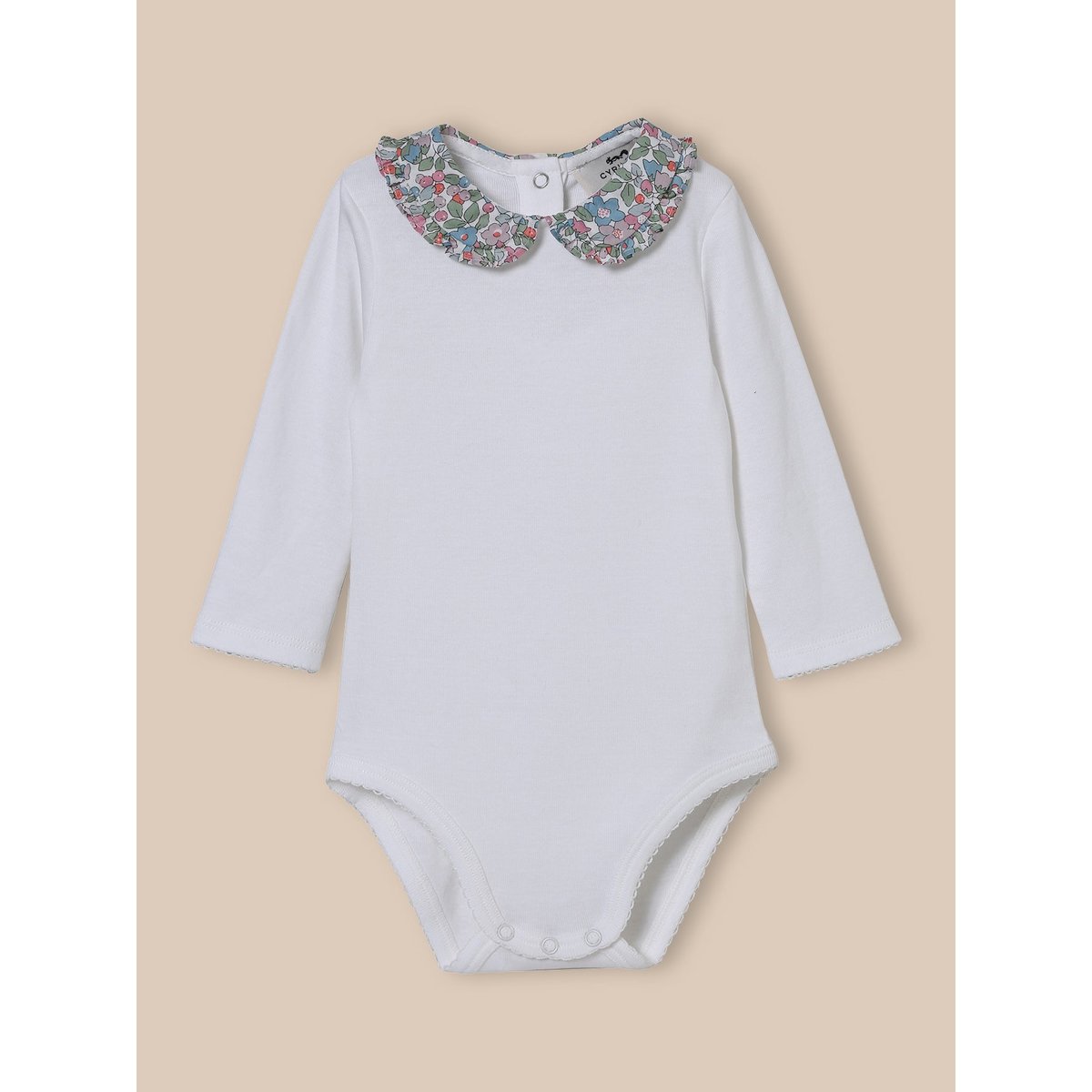 Body col en tissu Liberty - coton biologique liberty besty berry, CYRILLUS