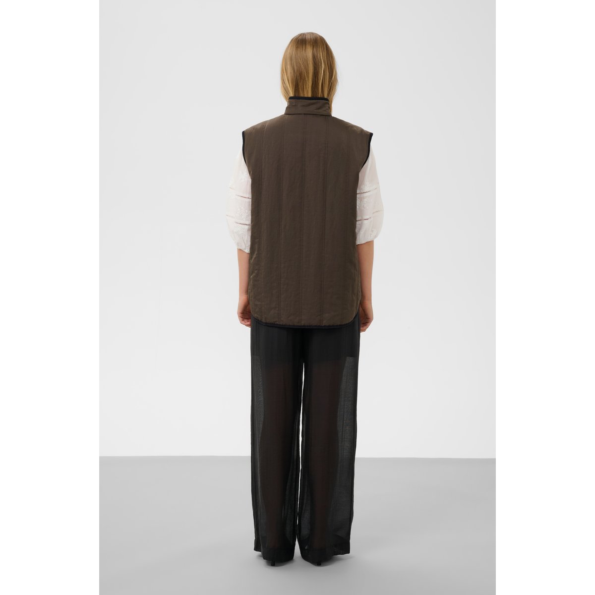 Veste d'extérieur marron animalier chocolate brown, SOAKED IN LUXURY
