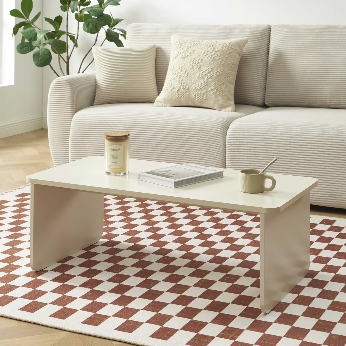 Table basse AKKA beige, BAÏTA