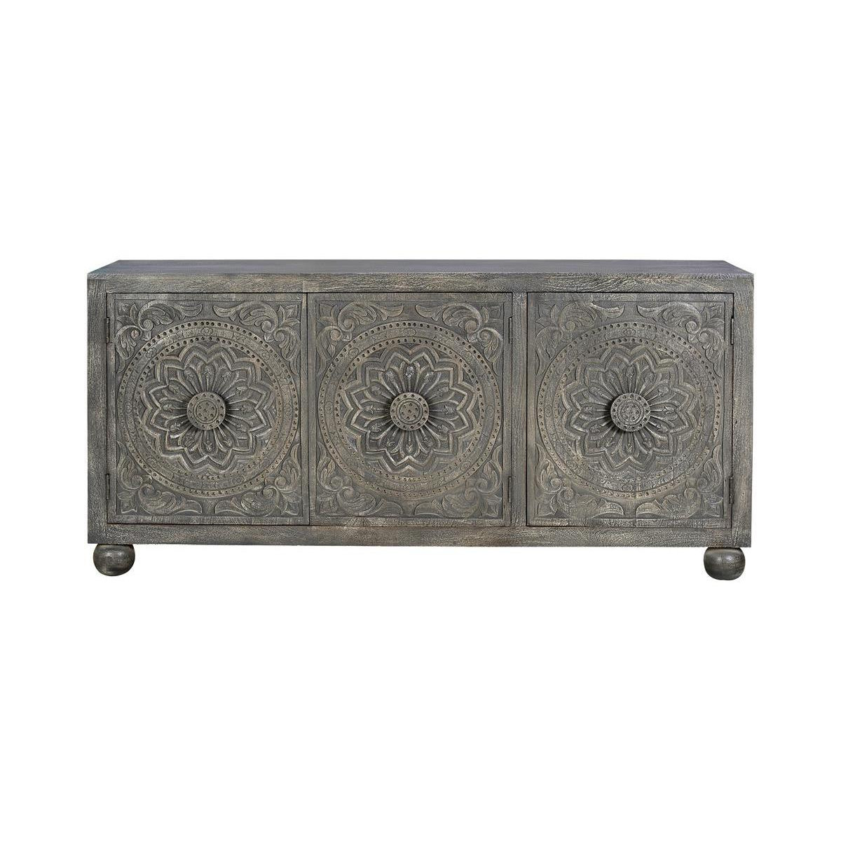 Bahut gris, DECORATION D’AUTREFOIS