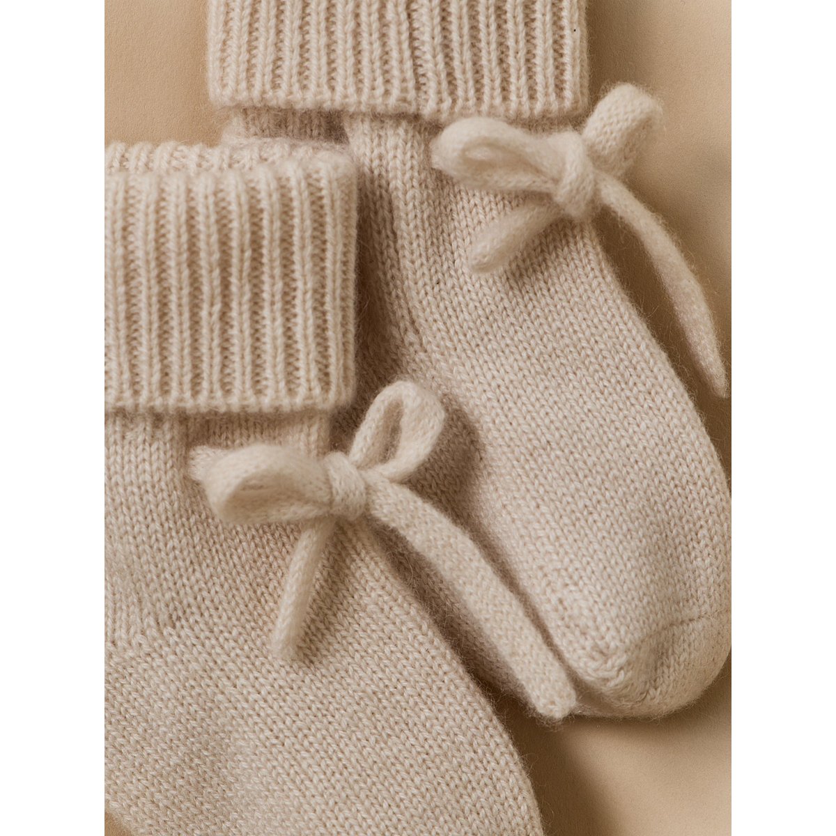 Chaussons en cachemire ecru, CYRILLUS